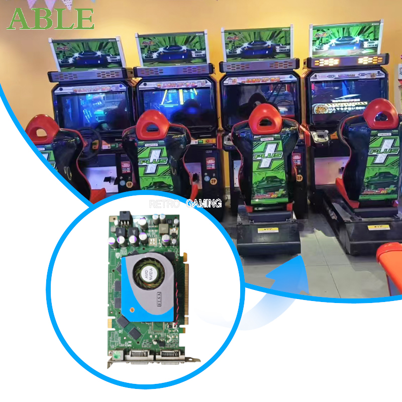 Ticket Redemption Machine - Arcade Driving Parts Racing Machine Graphics