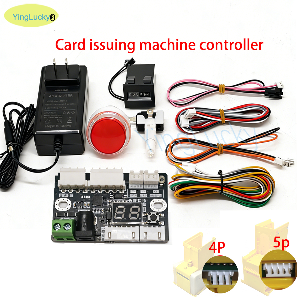 Arcade Card Vending Machine - Arcade Dispenser PCB Control Board with