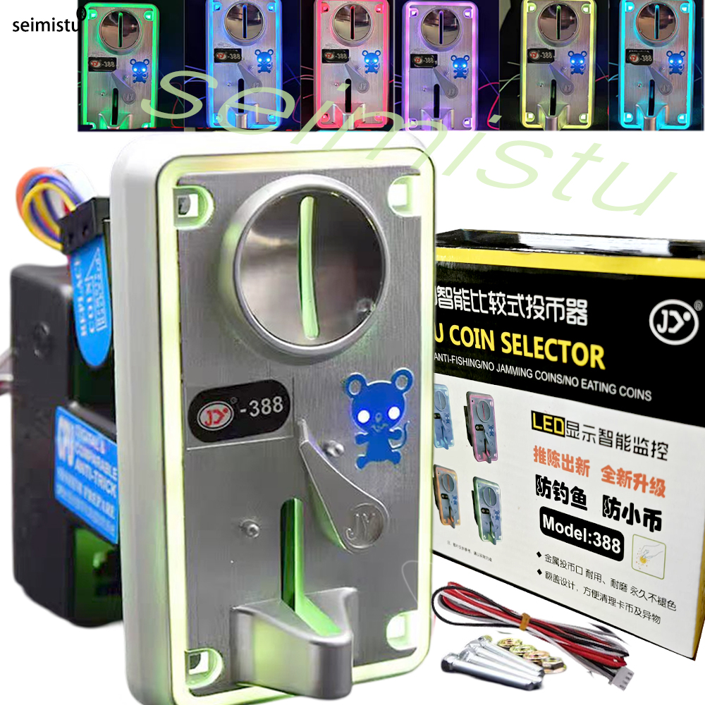Coin Acceptor Selector - Multi Coin Acceptor Electronic Colorful Flash