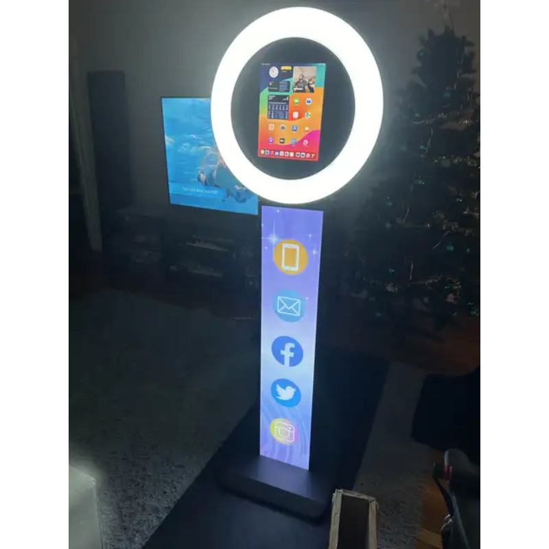 Photo Booth Machine - Portable Photo Booth Brightness Ring Light