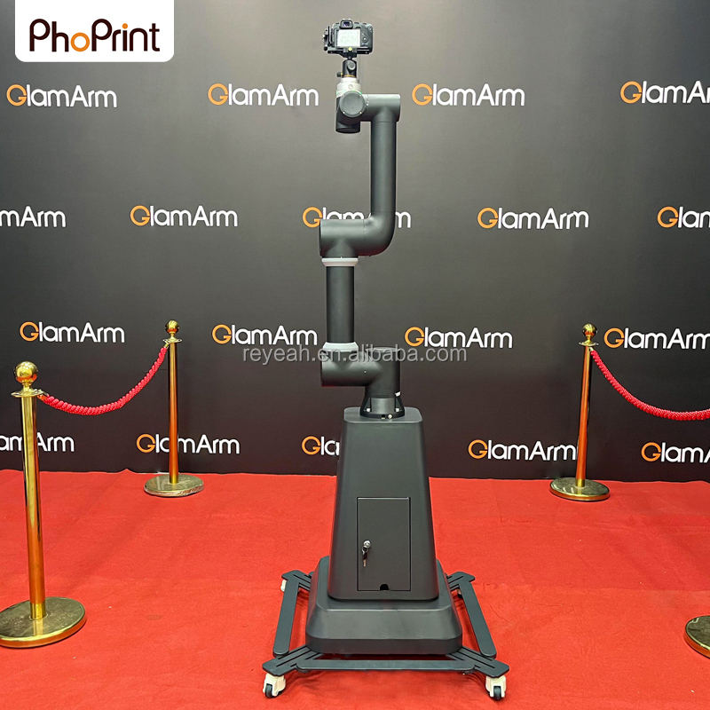 Photo Booth Machine - Phoprint Glambot Robotic Arm Camera Video
