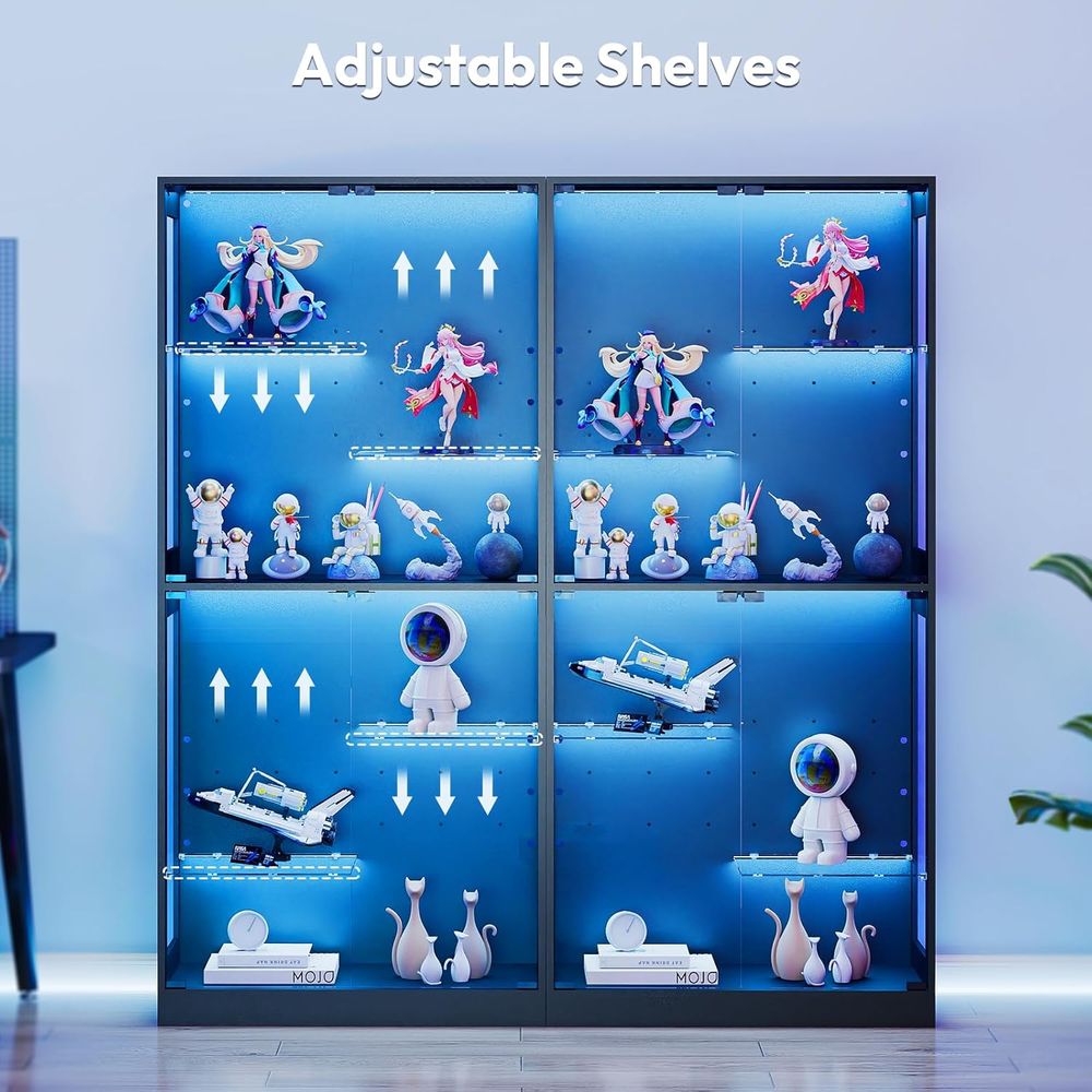 69 LED-Lit Glass Display Cabin – обзор и цена Glass Cabinet Display