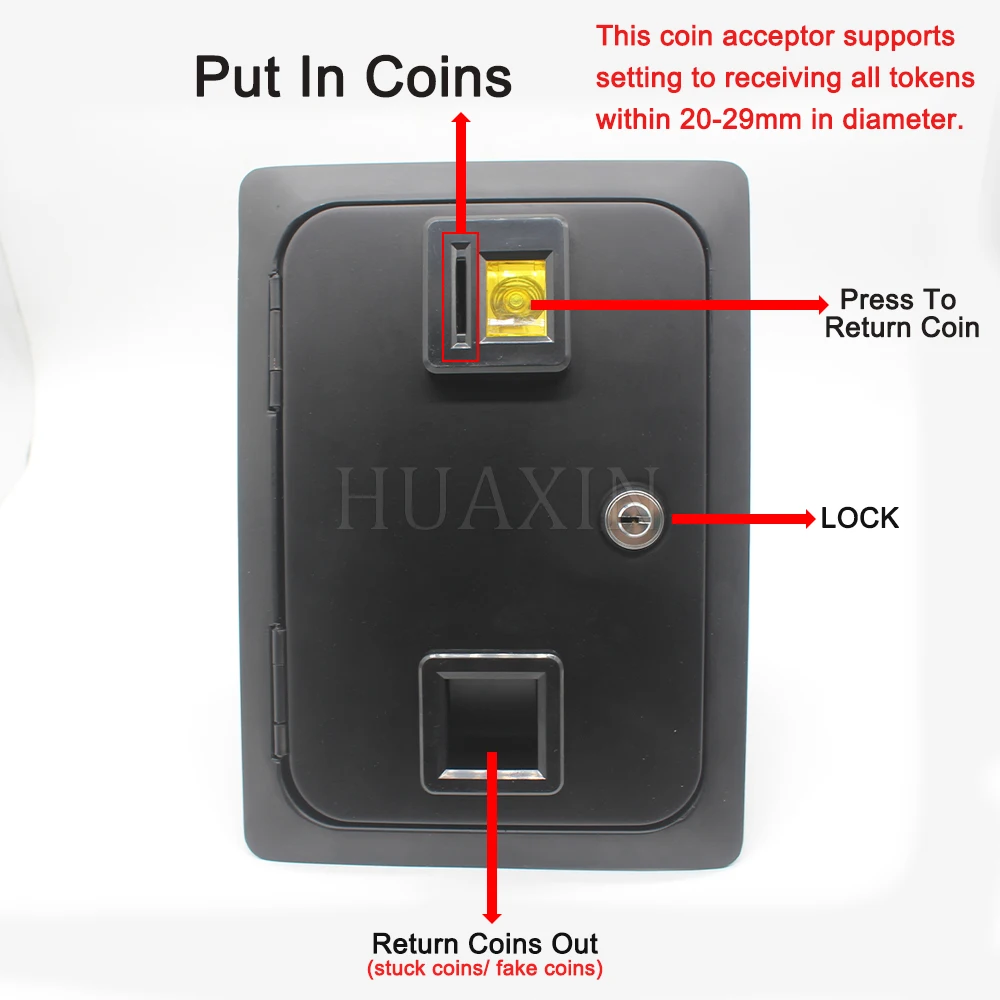 Iron Arcade Coin Door With 12V – обзор и цена Token Coin Mechanism