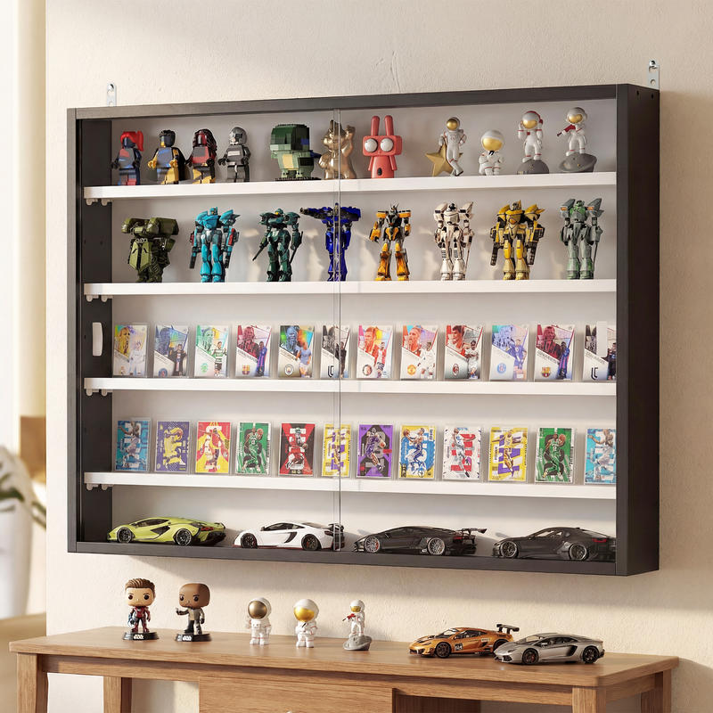 HOMCOM 5-Tier Display Cabinet, – обзор и цена Glass Cabinet Display