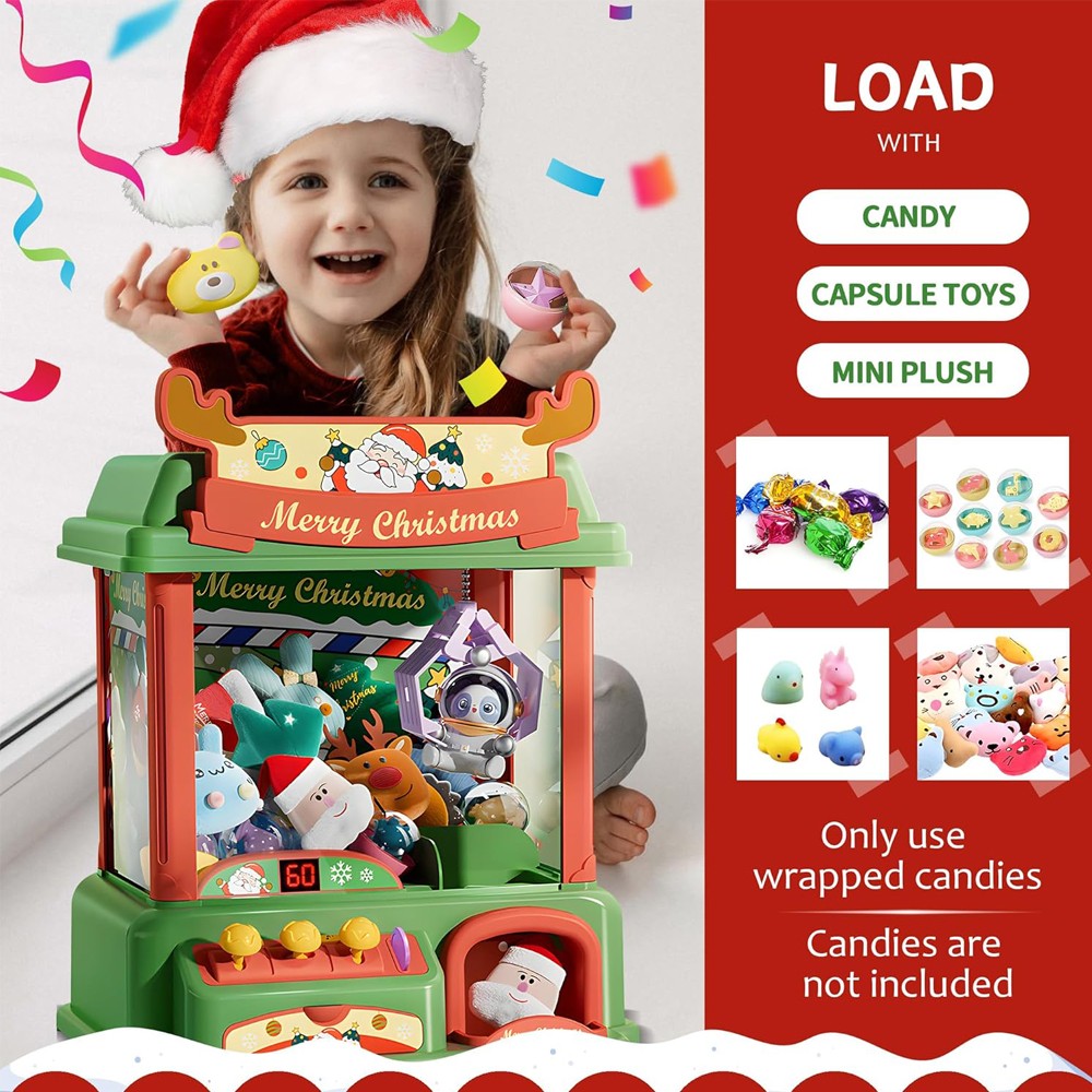 Christmas Claw Machine For Kid – обзор и цена Arcade Games And Vending