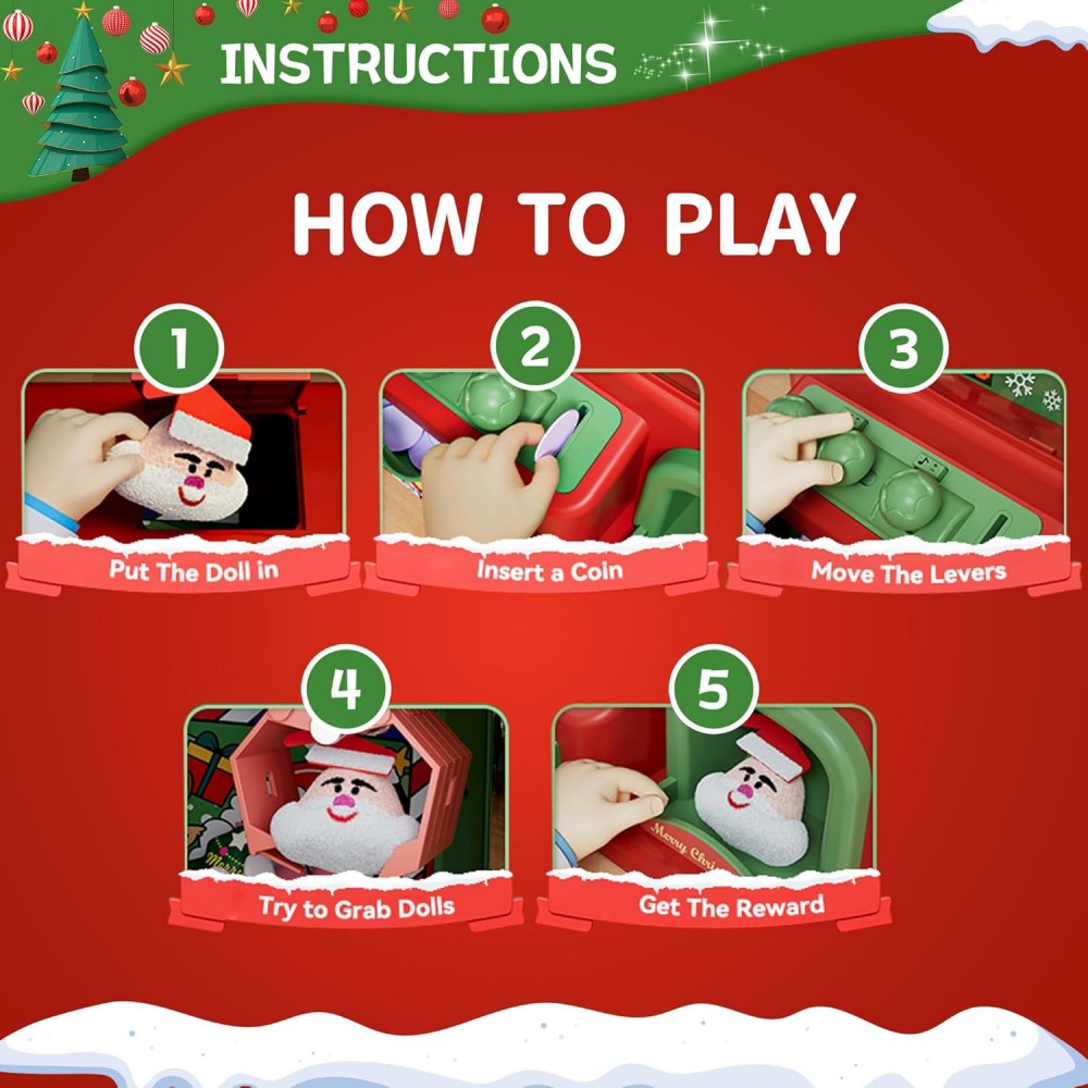 Christmas Claw Machine For Kid – обзор и цена Arcade Games And Vending