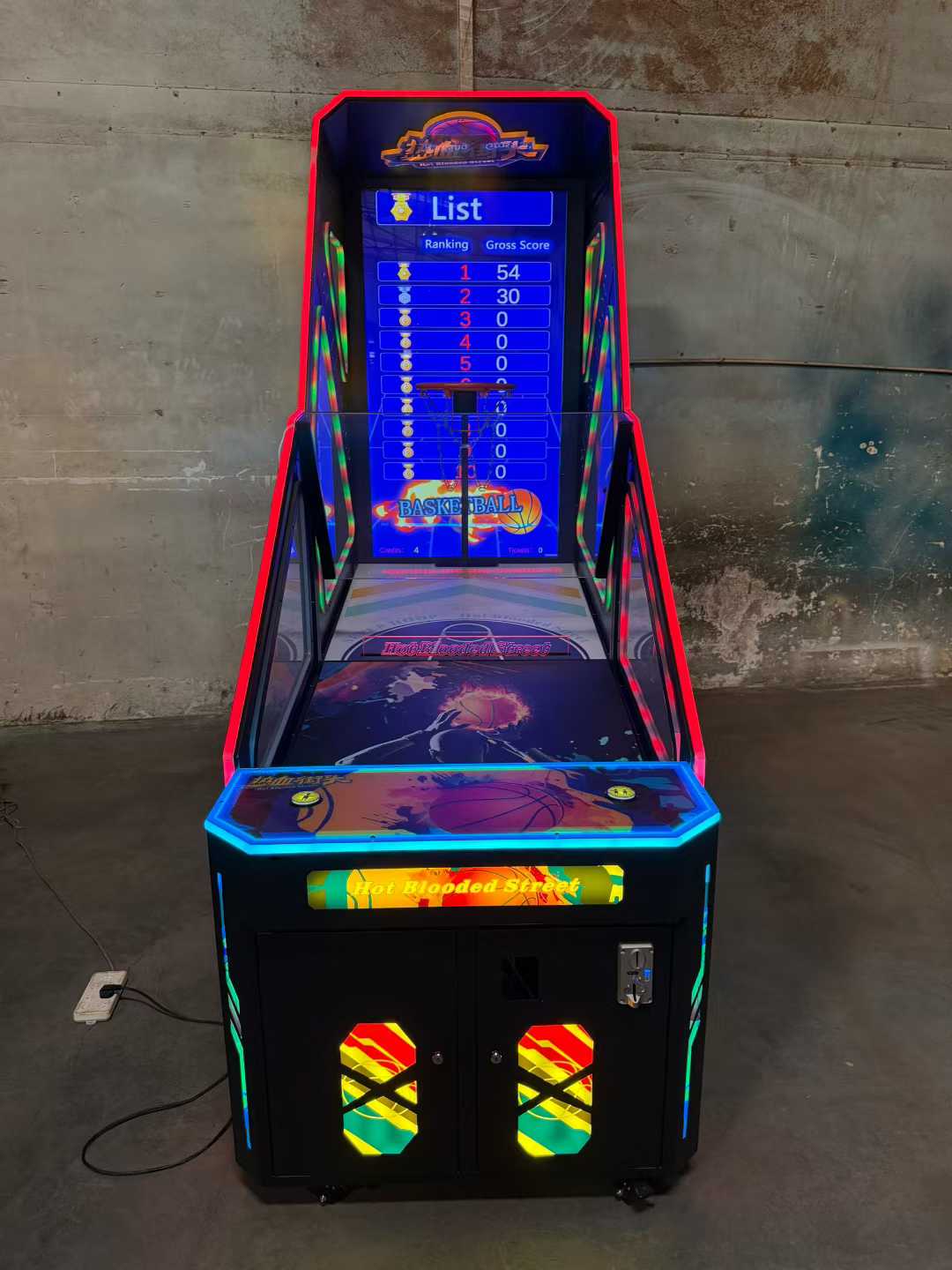 Coin-Operated LED Basketball A – обзор и цена Ticket Redemption Machine