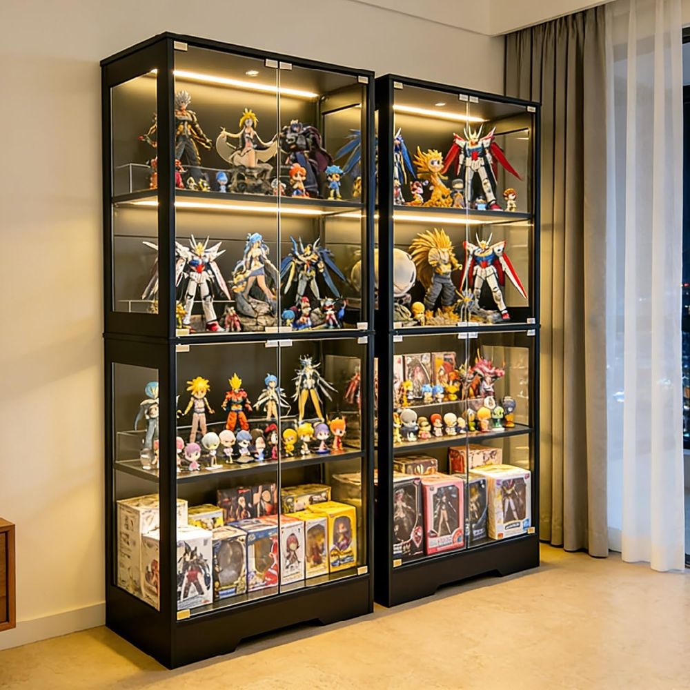 Dual-Tier Glass Display Cabine – обзор и цена Glass Cabinet Display