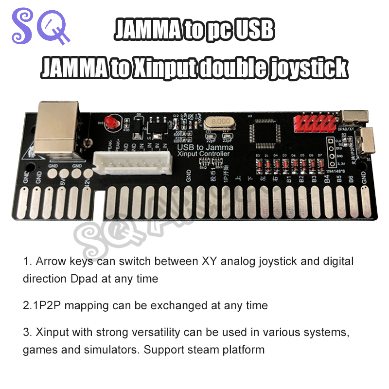 USB to Jamma Xinput Controller – обзор и цена Coin Acceptor Selector