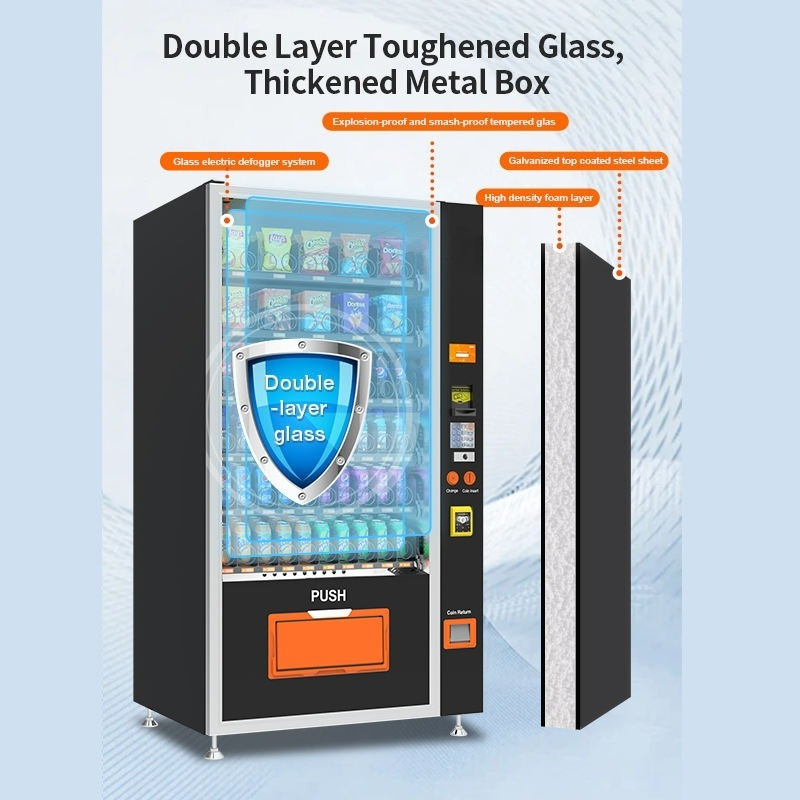 Drinks and Snacks Touch Screen – обзор и цена Commercial Vending Machine