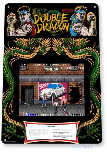 Double Dragon Arcade Sign, Cla – обзор и цена Arcade Games & Vending Llc