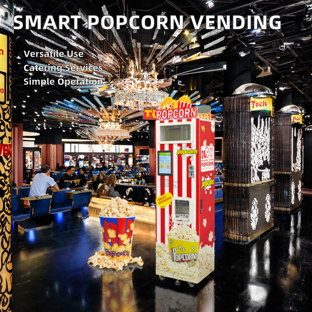 Full Automatic  Commercial Pop – обзор и цена Popcorn Vending Machine