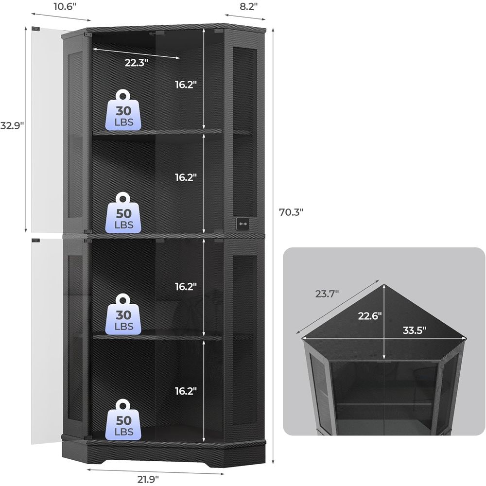 71 Tempered Glass Display Cabi – обзор и цена Glass Cabinet Display