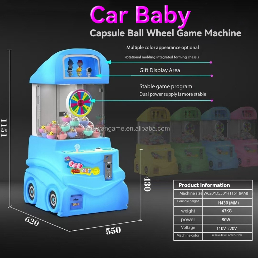 Children's Mini Arcade Coin-Op – обзор и цена Prize Capsule Toy Machine
