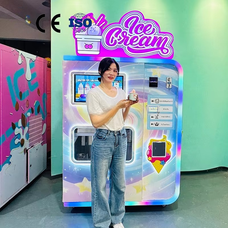 Fully Soft Ice Cream Machine C – обзор и цена Commercial Vending Machine