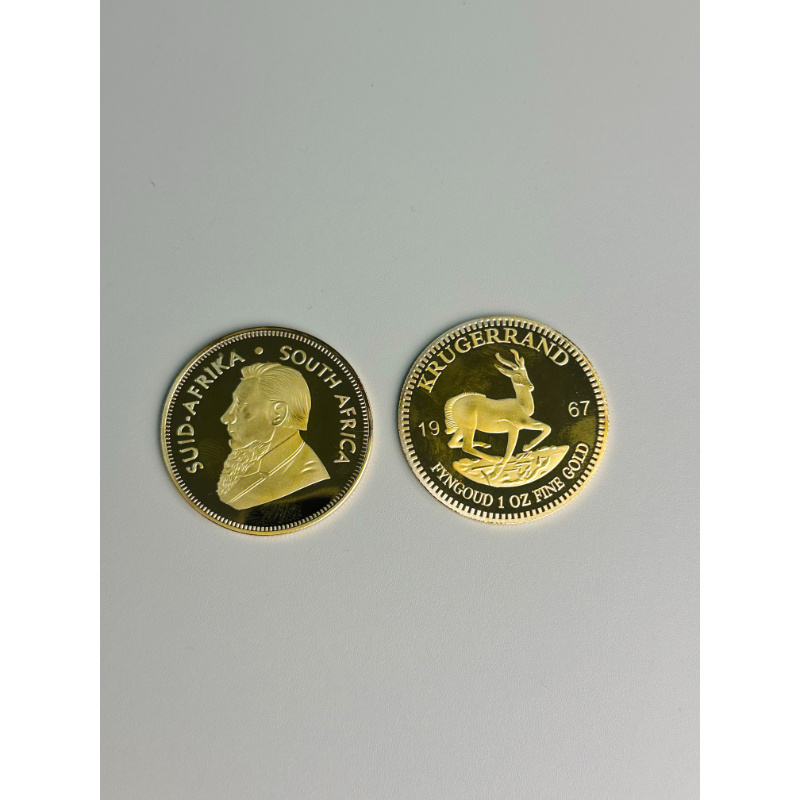 Gold Krugerrand Coin 4cm Wealt – обзор и цена Token Coin Mechanism