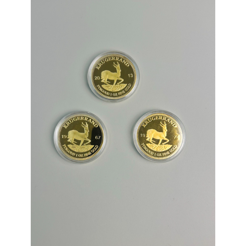 Gold Krugerrand Coin 4cm Wealt – обзор и цена Token Coin Mechanism