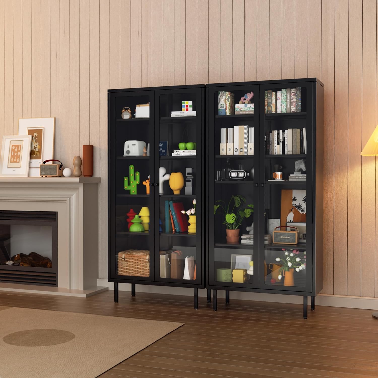 Glass Display Cabinet, Metal C – обзор и цена Glass Cabinet Display