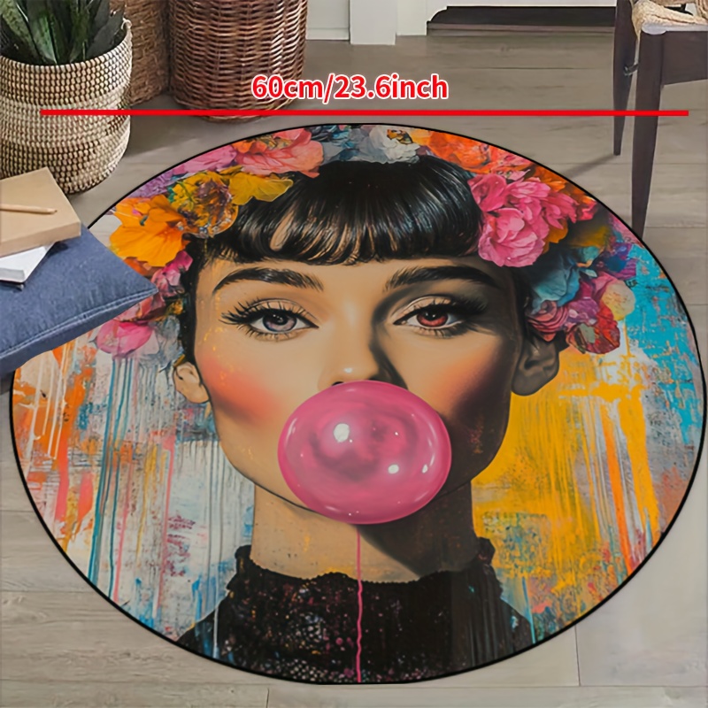 Graffiti Art Woman With Floral – обзор и цена Bubble Gum Machine