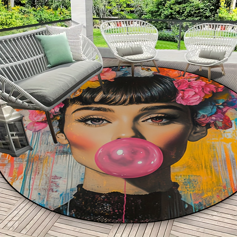 Graffiti Art Woman With Floral – обзор и цена Bubble Gum Machine