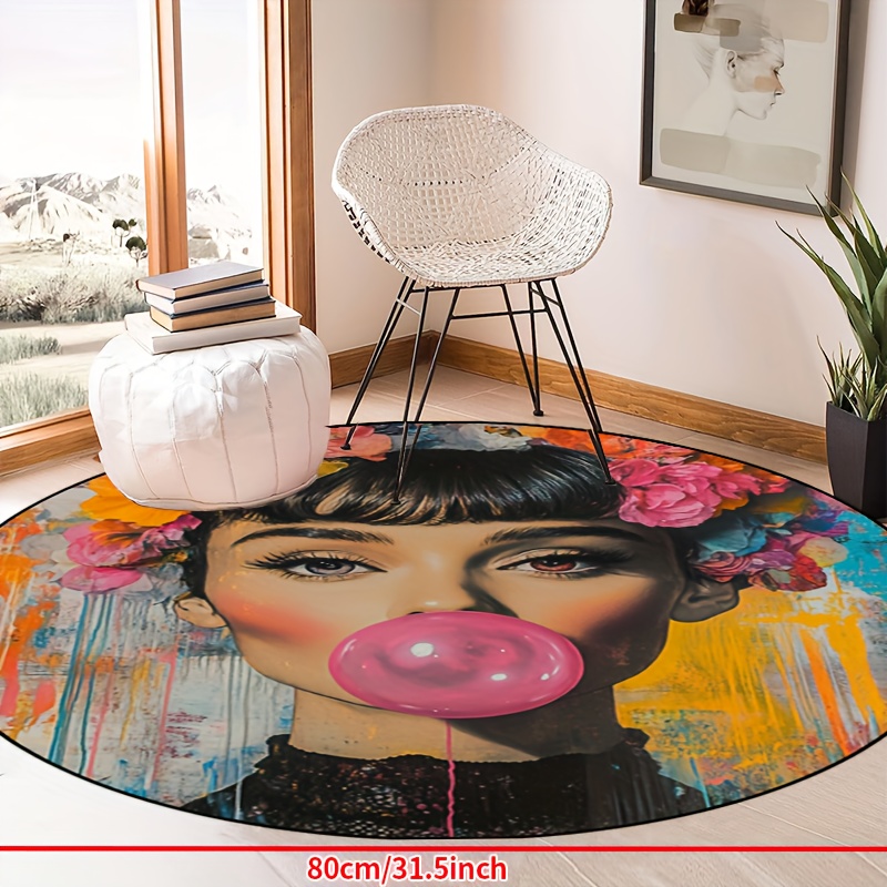 Graffiti Art Woman With Floral – обзор и цена Bubble Gum Machine