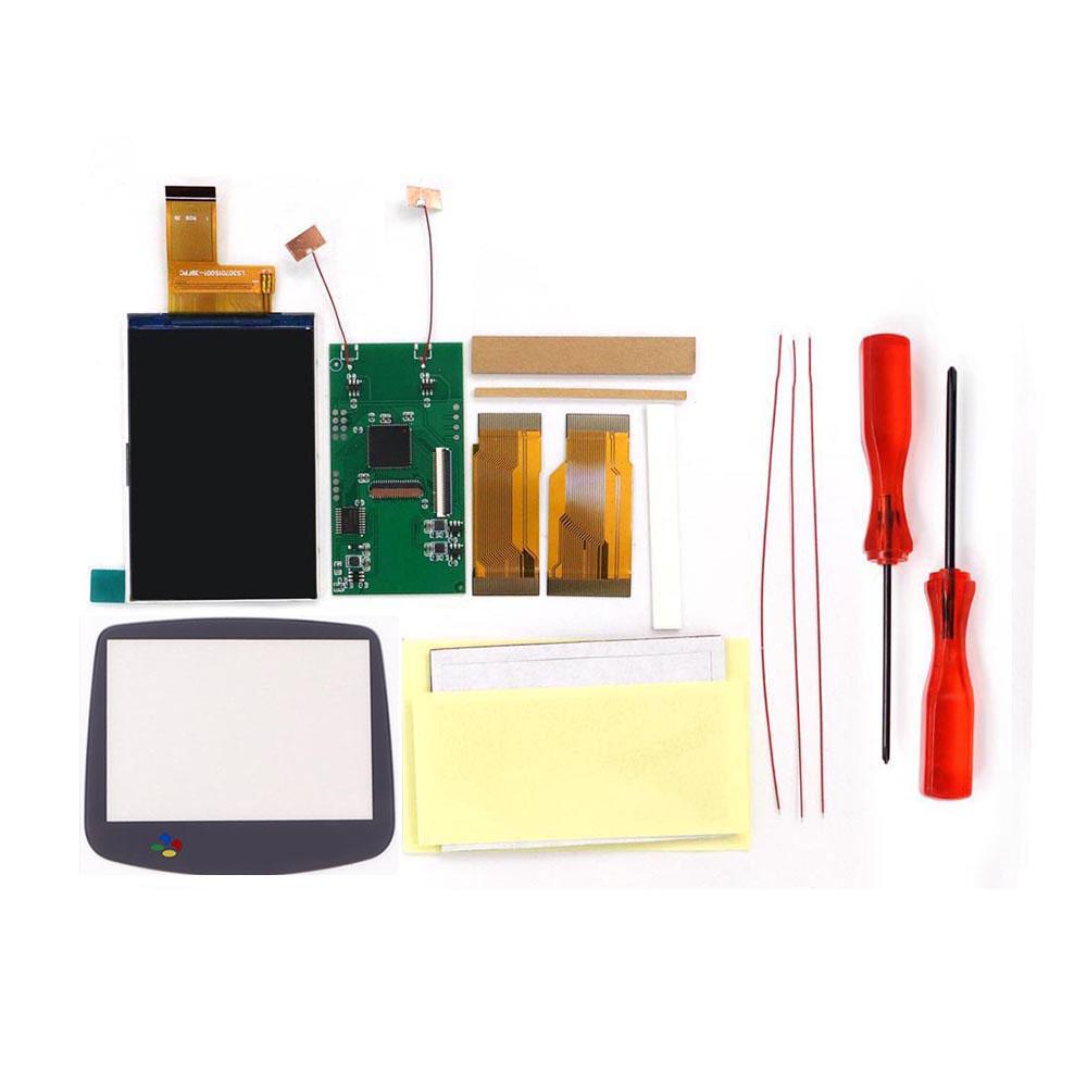 For GBA V5 Drop in Backlight L – обзор и цена Lcd Screen Arcade