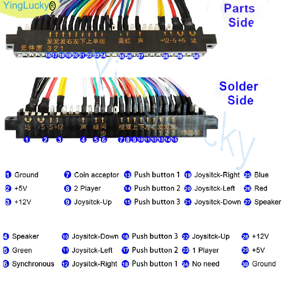 Jamma 28 pin Arcade cable leng – обзор и цена Arcade Game Cabinet