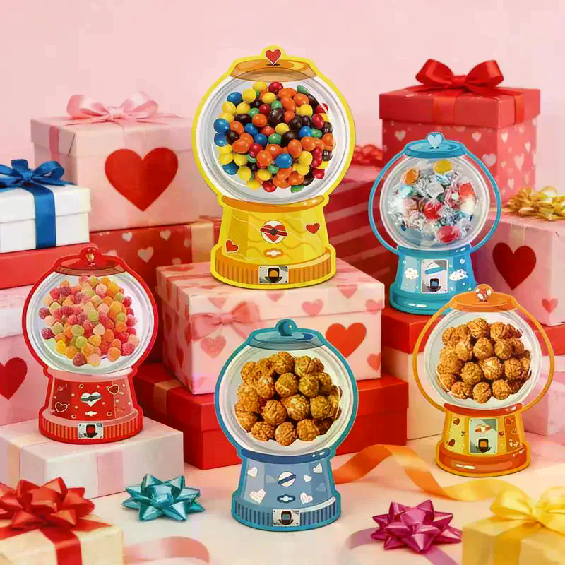 18/36 Pcs DIY Valentines Candy – обзор и цена Bubble Gum Machine