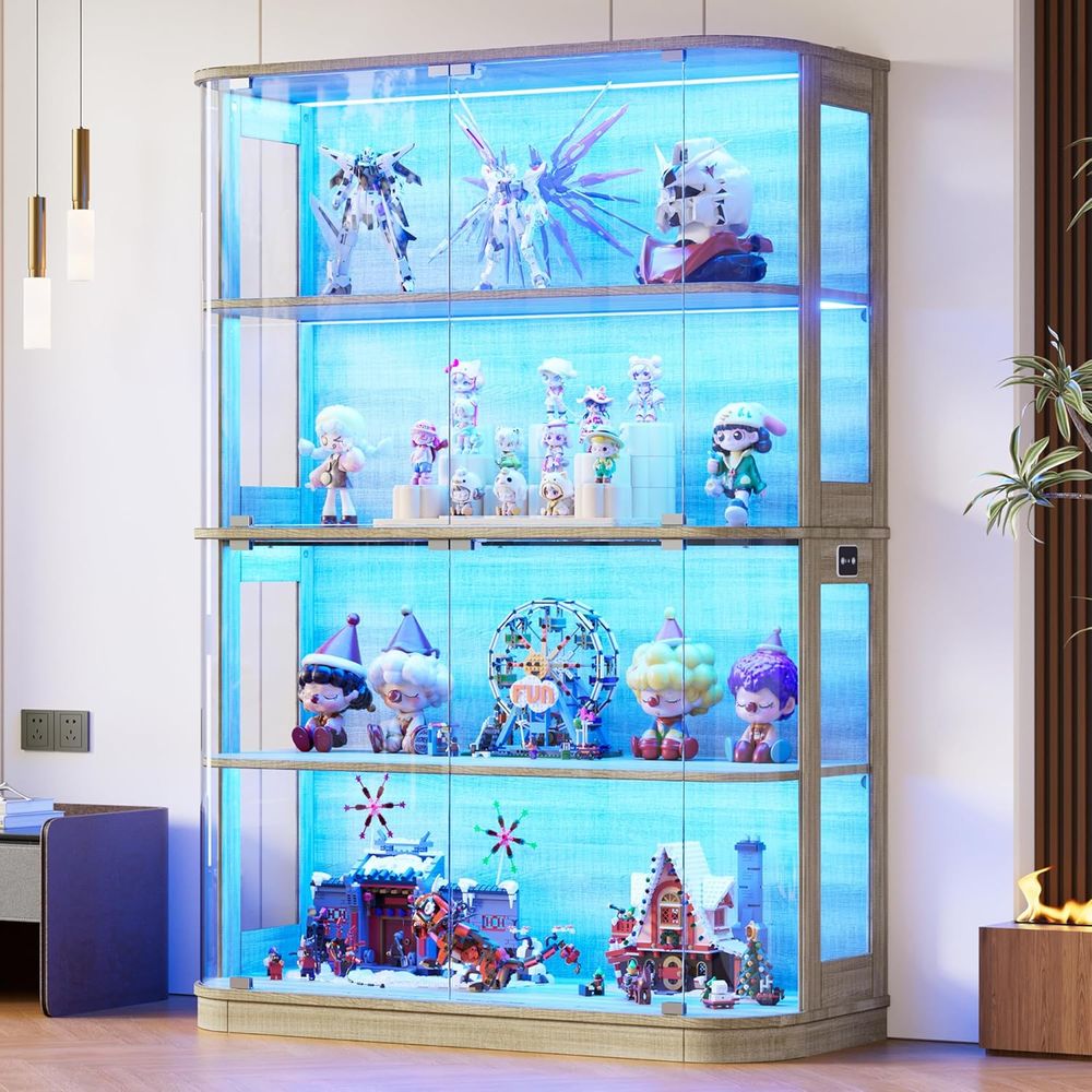 47.2 Glass-Door 4-Tier Display – обзор и цена Glass Cabinet Display
