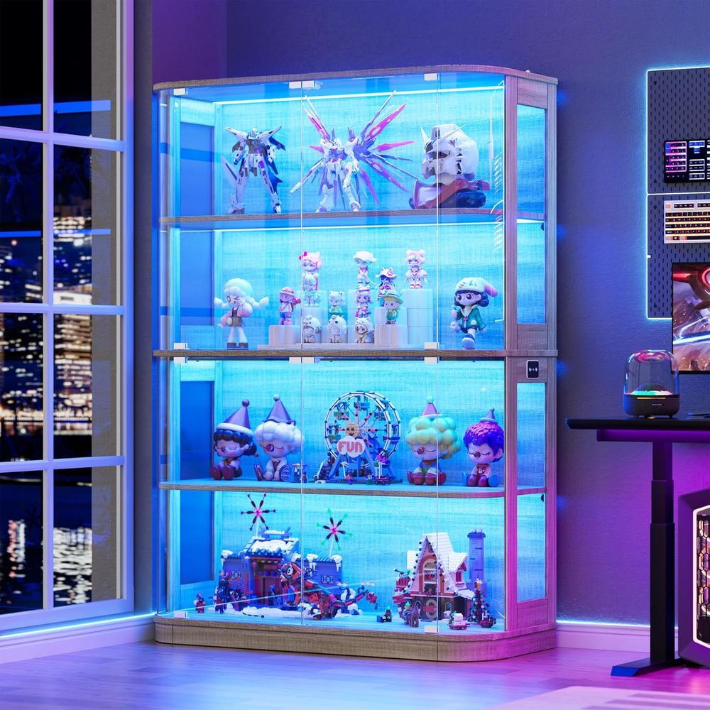 47.2 Glass-Door 4-Tier Display – обзор и цена Glass Cabinet Display