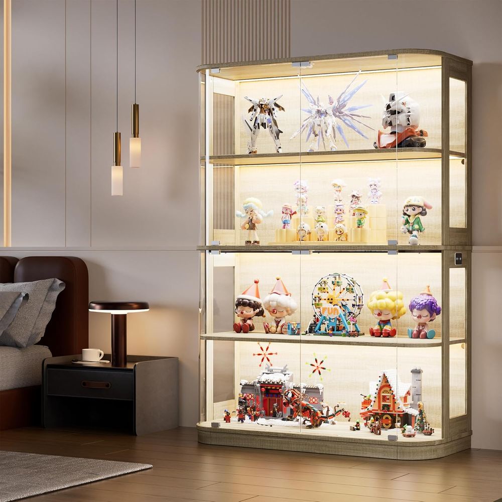 47.2 Glass-Door 4-Tier Display – обзор и цена Glass Cabinet Display