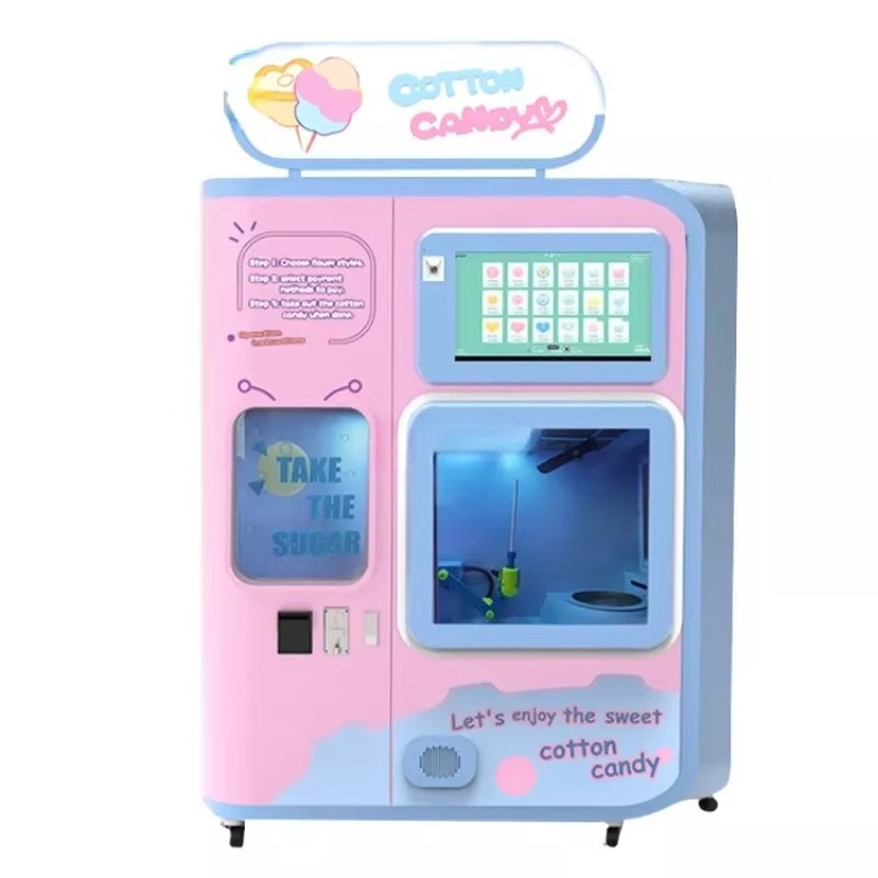 Fully Automatic Cotton Candy V – обзор и цена Commercial Vending Machine