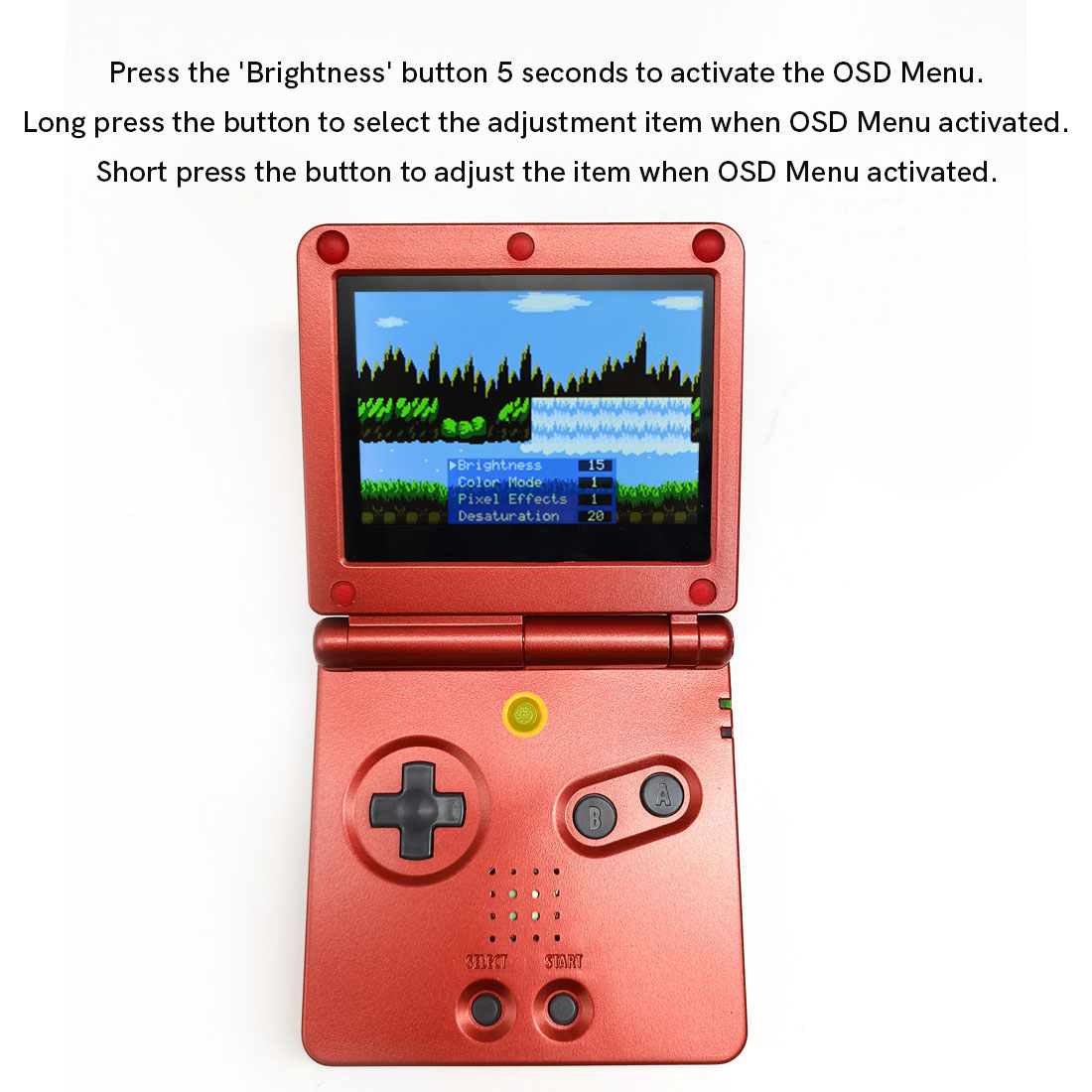 For  GBA SP V5  720x480 Retro  – обзор и цена Lcd Screen Arcade