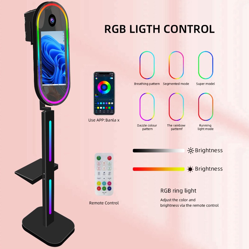 Portable Oval Photobooth Touch – обзор и цена Photo Booth Machine