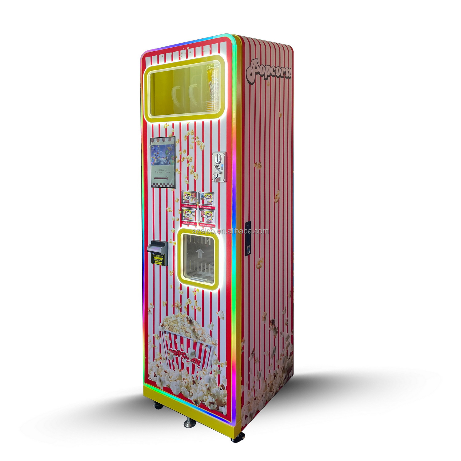 Two Flavors Commercial Popcorn – обзор и цена Popcorn Vending Machine