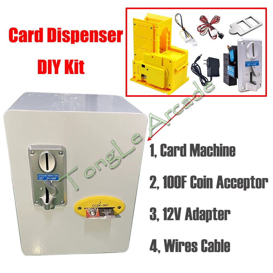 Arcade Card Dispenser DIY Kit  – обзор и цена Arcade Card Vending Machine
