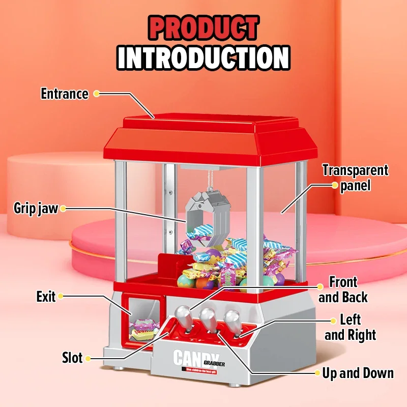 Electronic Claw Machine Candy  – обзор и цена Claw Crane Machine