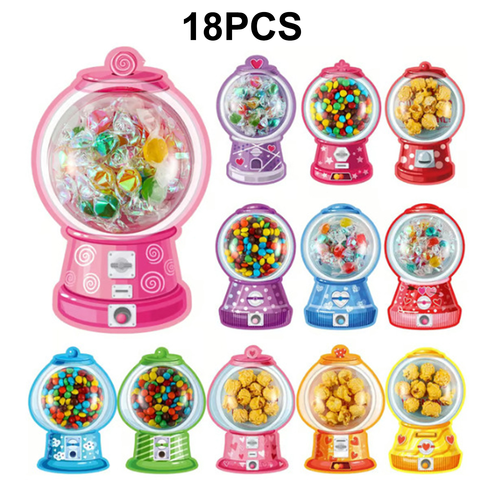 36/18 Pack Valentine Greeting  – обзор и цена Bubble Gum Machine