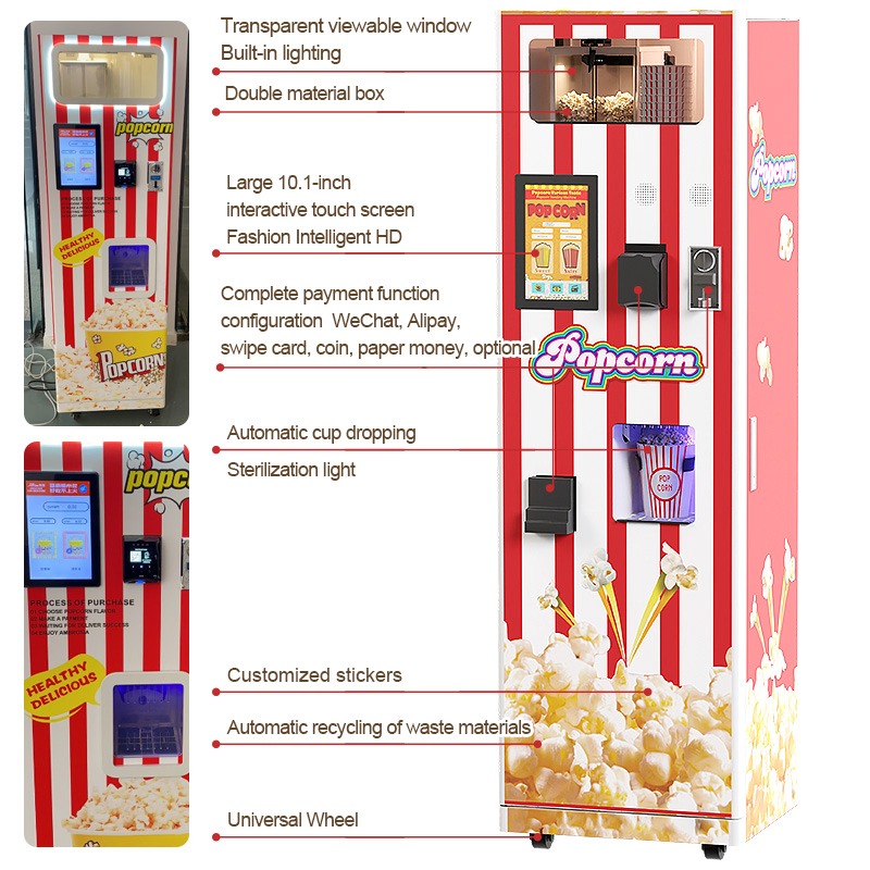 FL Customized Wholesale Campus – обзор и цена Popcorn Vending Machine
