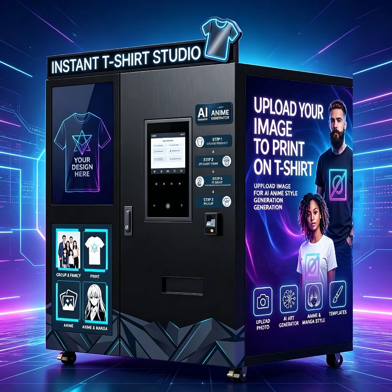 AI Intelligent Generation Clot – обзор и цена Popcorn Vending Machine