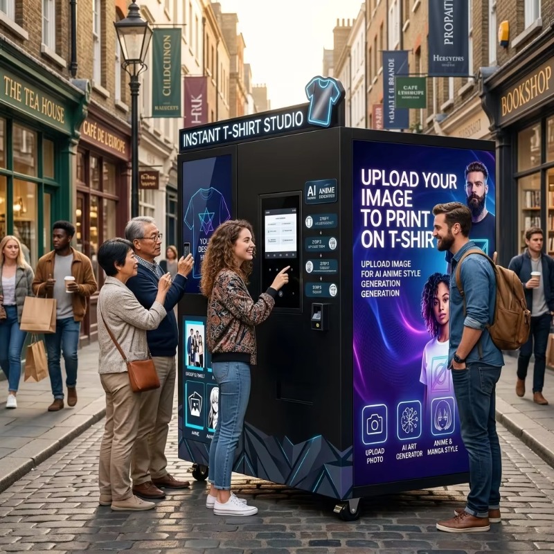 AI Intelligent Generation Clot – обзор и цена Popcorn Vending Machine