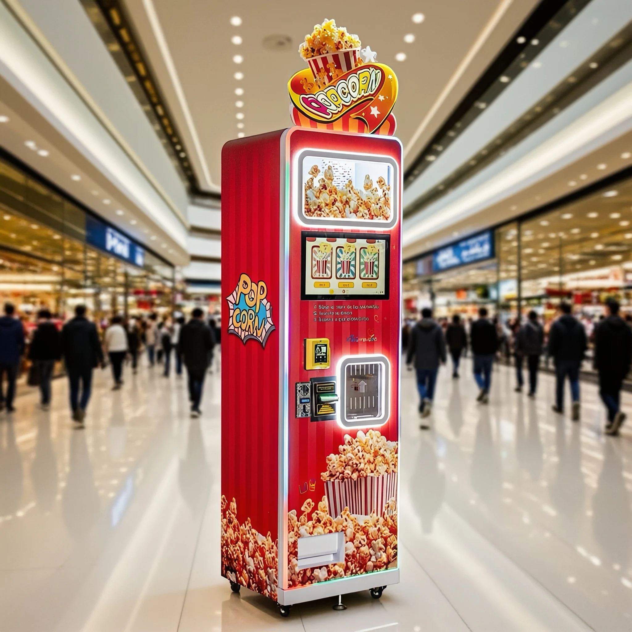 Best Seller 3 Flavoured Fully  – обзор и цена Popcorn Vending Machine