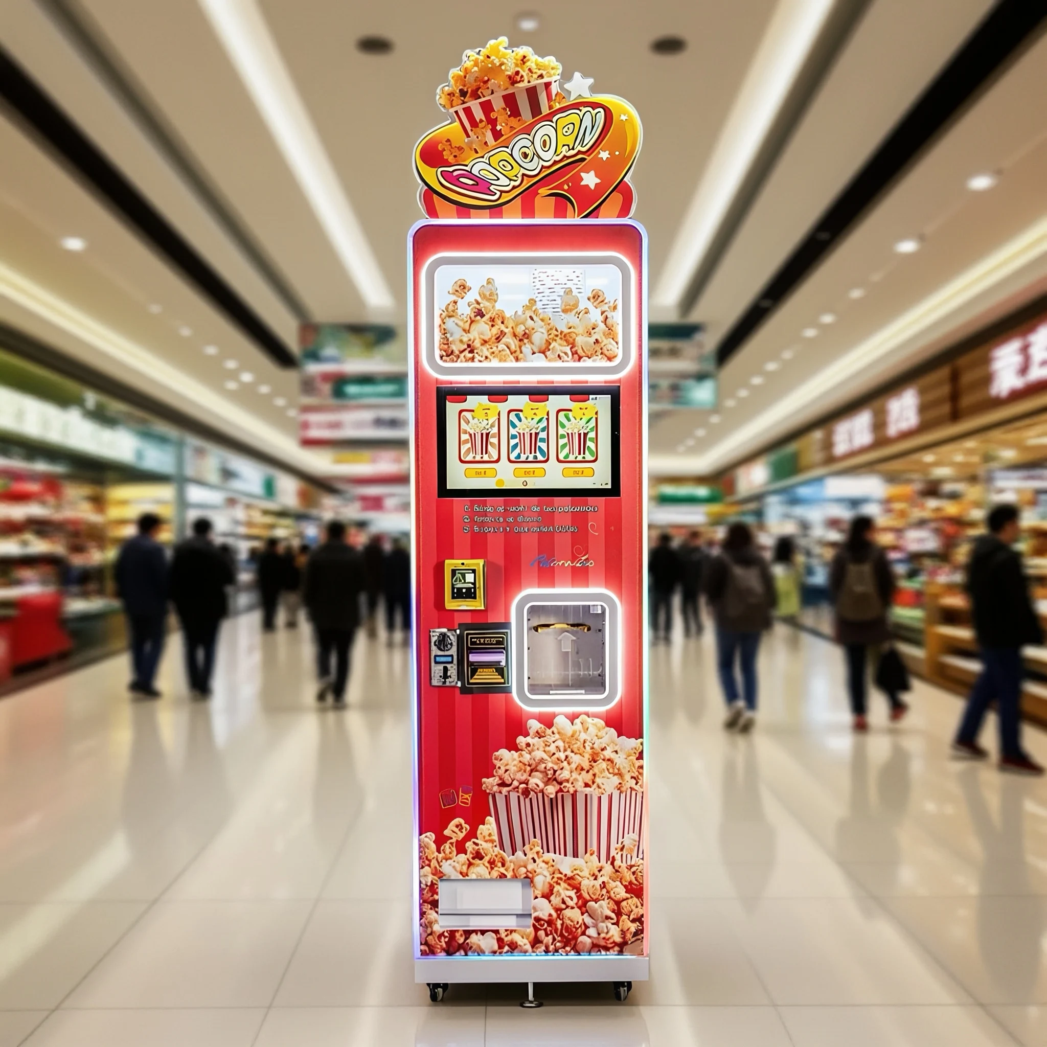 Best Seller 3 Flavoured Fully  – обзор и цена Popcorn Vending Machine