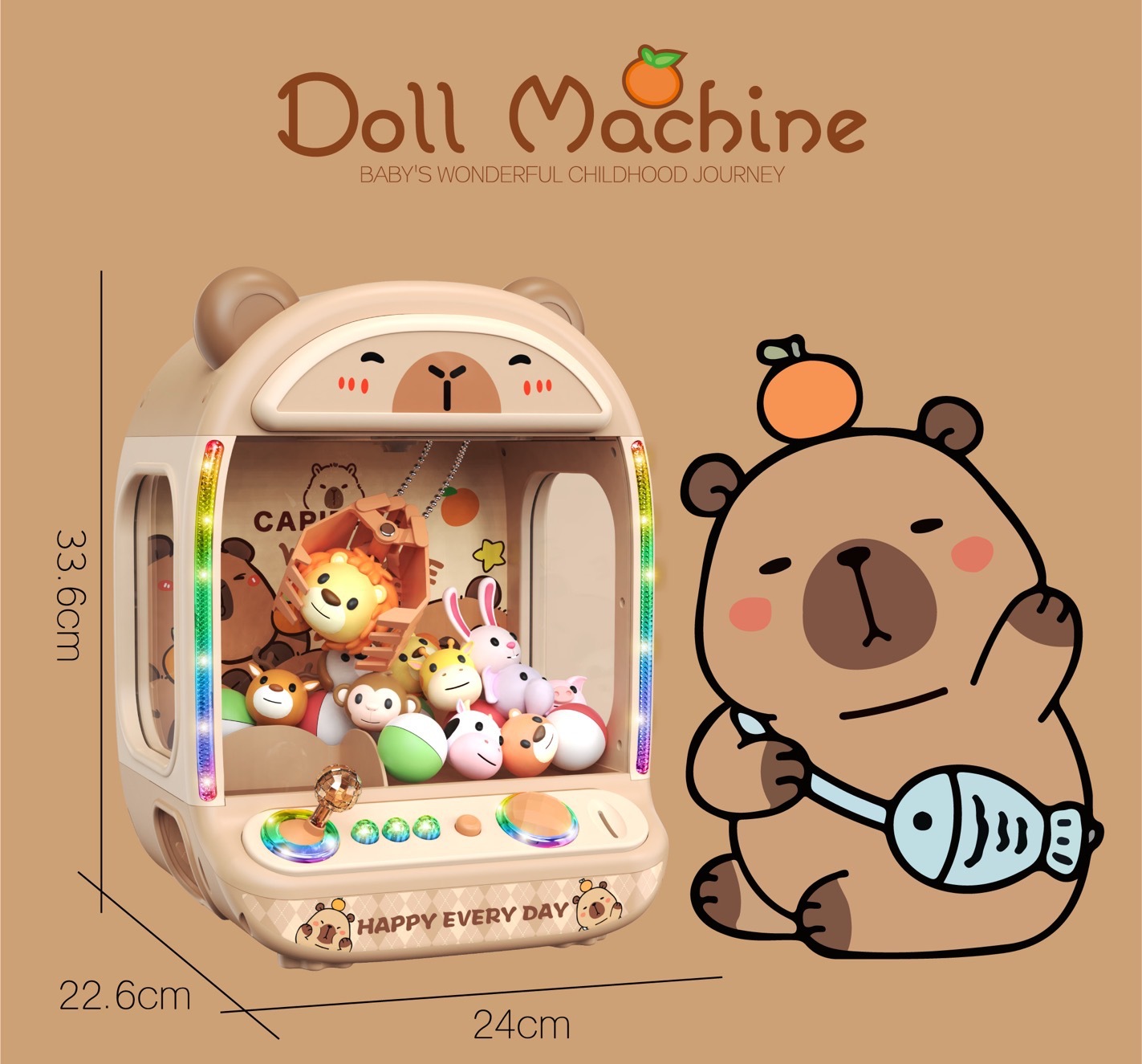 DIY Doll Machine Kids Coin Ope – обзор и цена Claw Crane Machine