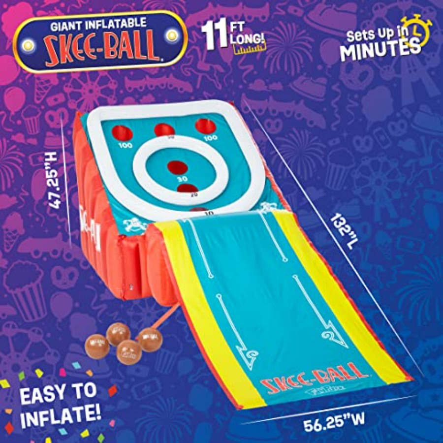 11 Ft Inflatable Skee-Ball Gam – обзор и цена Skee Ball Arcade