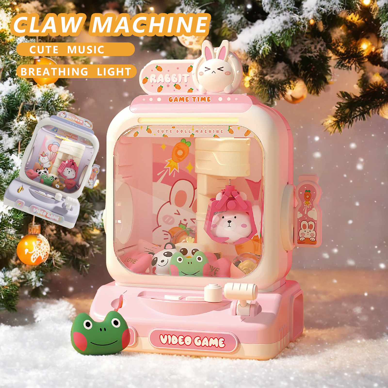 New Mini Claw Machine Rabbit   – обзор и цена Claw Crane Machine