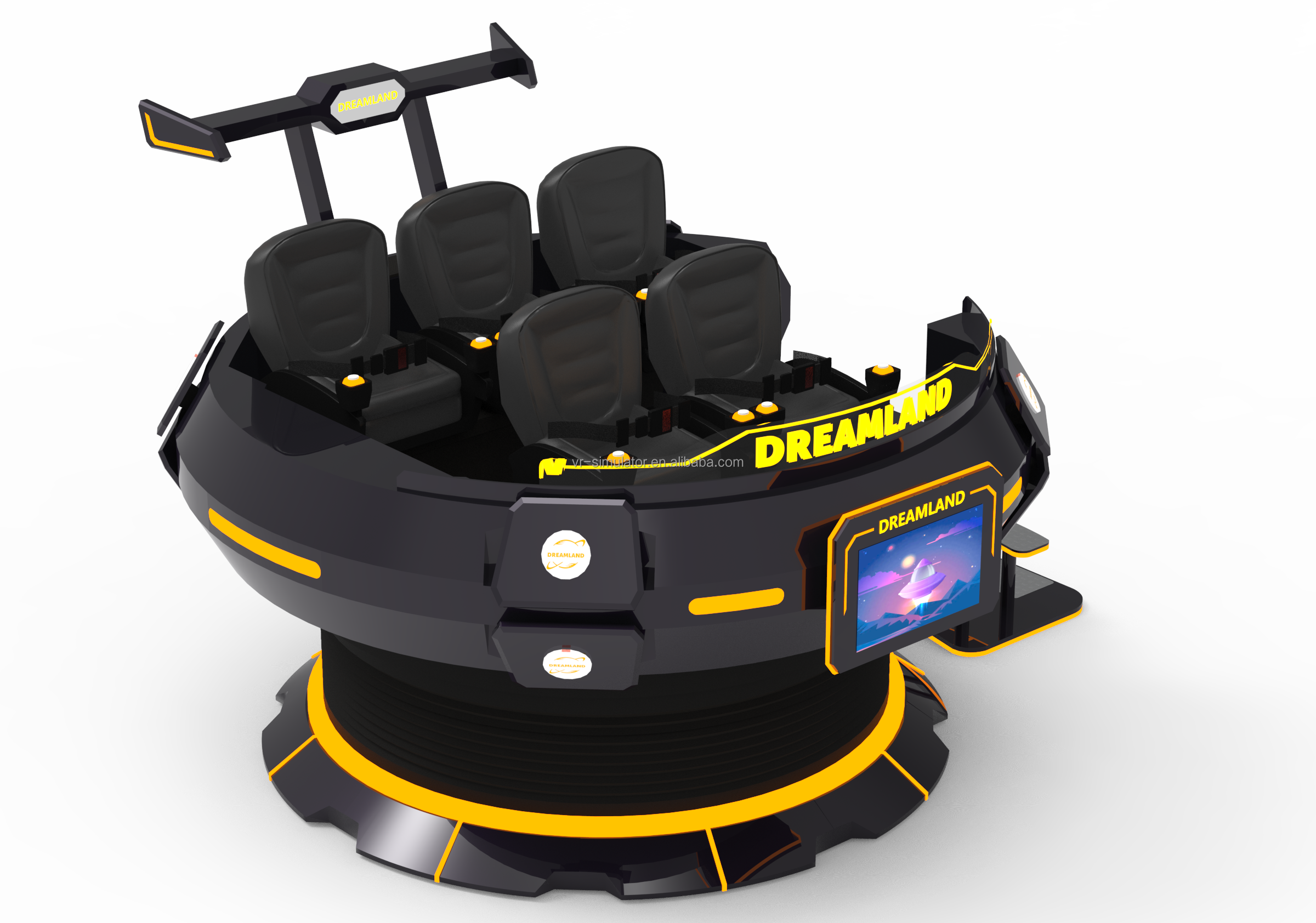 Dreamland 9d Vr Glasses Cabin  – обзор и цена 9D Vr Simulator