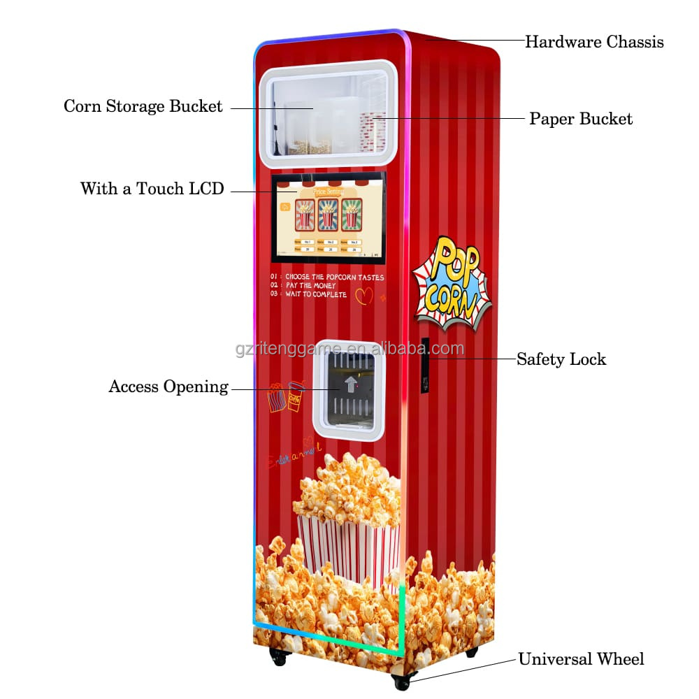 Professional Custom Commercial – обзор и цена Popcorn Vending Machine