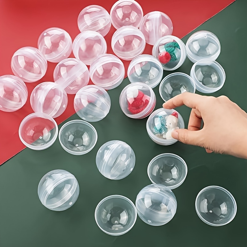 100pcs Clear Plastic Round Cap – обзор и цена Prize Capsule Toy Machine