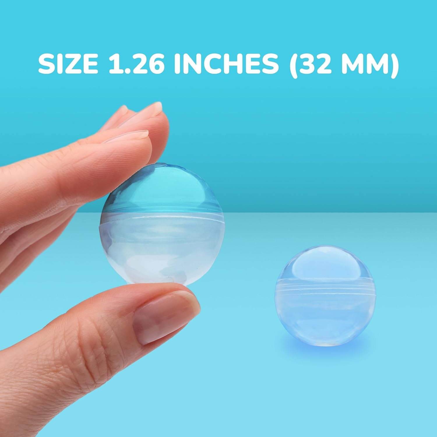 100pcs Clear Plastic Round Cap – обзор и цена Prize Capsule Toy Machine
